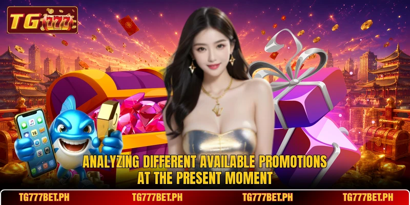 Analyzing different available promotions at the present moment