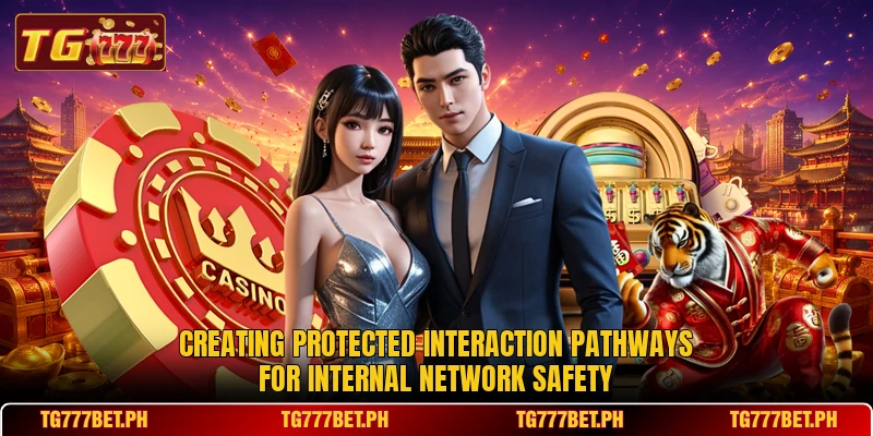 Creating protected interaction pathways for internal network safety