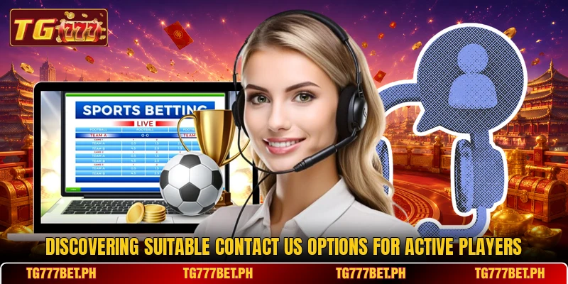 Discovering suitable contact us options for active players
