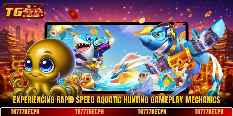 Experiencing rapid speed aquatic hunting gameplay mechanics Experiencing rapid speed aquatic hunting gameplay mechanics