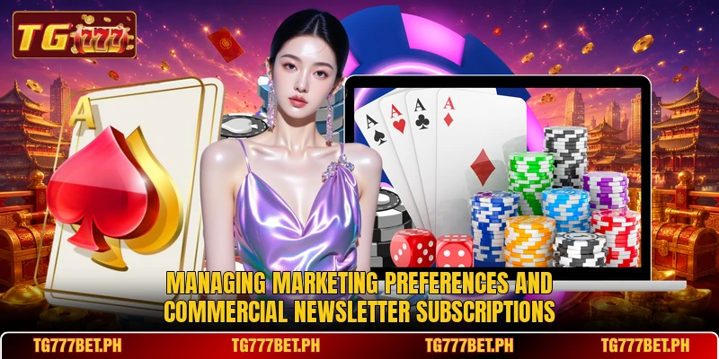 Managing marketing preferences and commercial newsletter subscriptions Managing marketing preferences and commercial newsletter subscriptions
