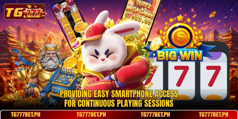 Providing easy smartphone access for continuous playing sessions Providing easy smartphone access for continuous playing sessions