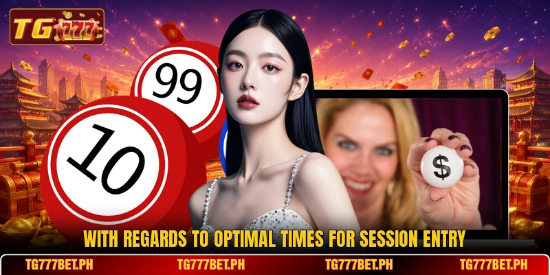 With regards to optimal times for session entry With regards to optimal times for session entry